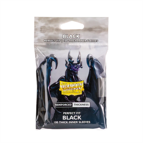 Sleeves Dragon Shield Thick Inner Black - Sleeves - Kaartspel accessoires,bordspel accessoires