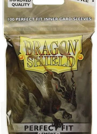 Sleeves Fit - Clear/Smoke (100ct) - Dragon Shield - Sleeves - Kaartspel accessoires,bordspel accessoires