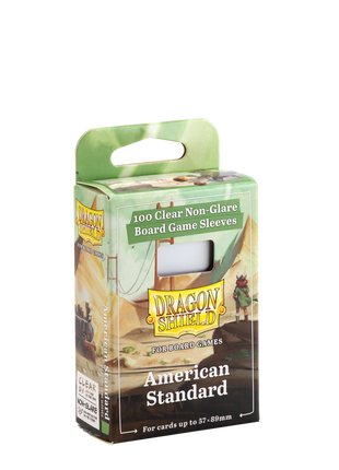 Sleeves NON-GLARE Board Game - American Standard (57x89mm)