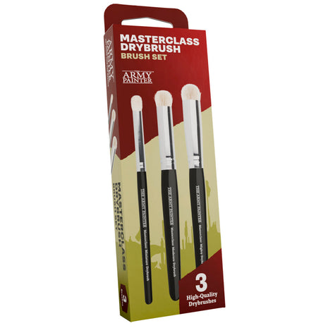 Masterclass Drybrush Set - penseel – verf en gereedschap voor miniaturen