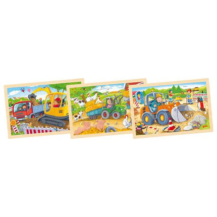 Houten puzzel 24 stukjes