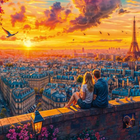 Paris rooftop whispers