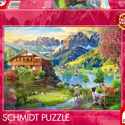 Relaxing in the Dolomites