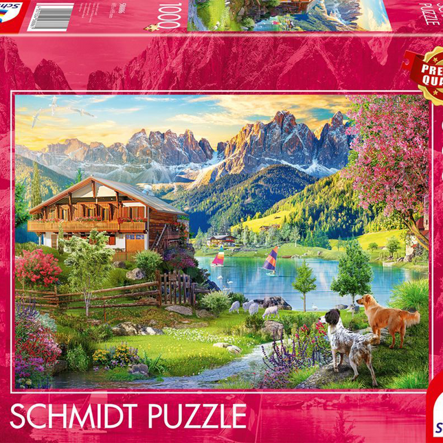 Relaxing in the Dolomites