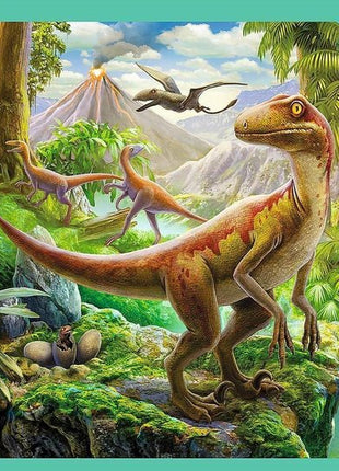 3in1 Puzzel Dino's 20-50 Stukjes