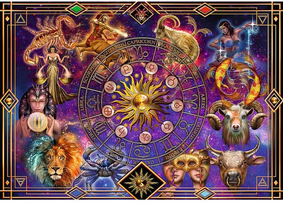 Spiraal Puzzel - Dierenriemtekens