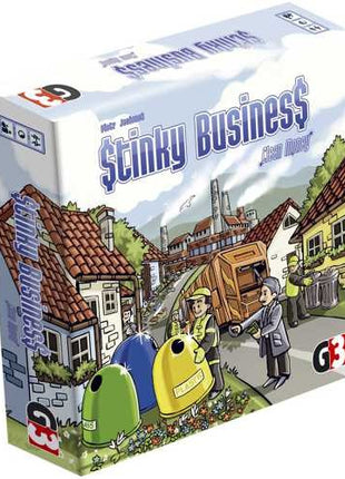 Dit is een foto van het spel Stinky Business te koop bij Speldorado Spellenwinkel Delft