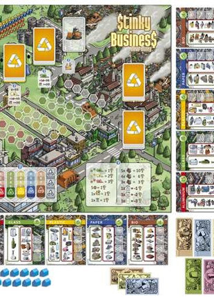 Dit is een foto van het spel Stinky Business te koop bij Speldorado Spellenwinkel Delft