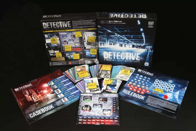 Dit is een foto van het spel Detective A Modern Crime Board Game - EN te koop bij Speldorado Spellenwinkel Delft