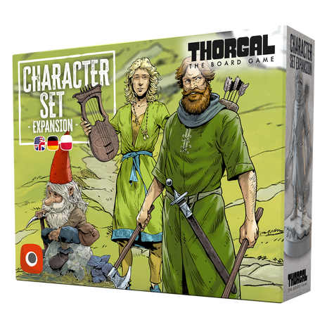Thorgal The Board Game Character Set – strategisch bordspel – 1 tot 4 spelers