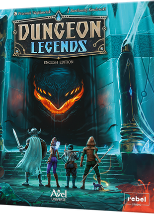 Dit is een foto van het spel Dungeon Legends te koop bij Speldorado Spellenwinkel Delft