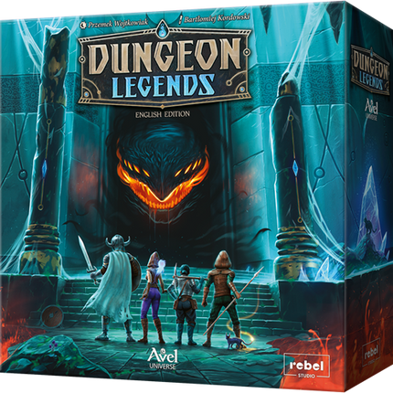 Dit is een foto van het spel Dungeon Legends te koop bij Speldorado Spellenwinkel Delft