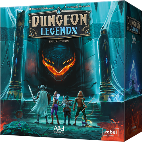 Dit is een foto van het spel Dungeon Legends te koop bij Speldorado Spellenwinkel Delft