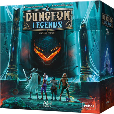 Dit is een foto van het spel Dungeon Legends te koop bij Speldorado Spellenwinkel Delft
