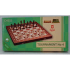 Schaak  Schaakcas.Tournam.4 mahoni/ess 41x20cm - Hout - uitvoering