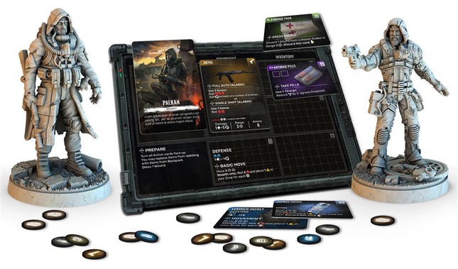 Dit is een foto van het spel STALKER Core Box - Stalker Mini's + Enemy Standees te koop bij Speldorado Spellenwinkel Delft