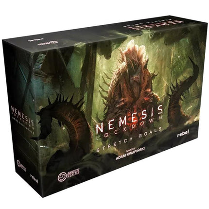 Dit is een foto van het spel Nemesis Lockdown Stretch Goals te koop bij Speldorado Spellenwinkel Delft