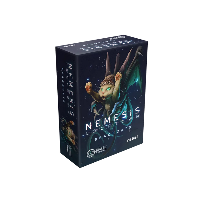 Dit is een foto van het spel Nemesis Lockdown Spacecats te koop bij Speldorado Spellenwinkel Delft