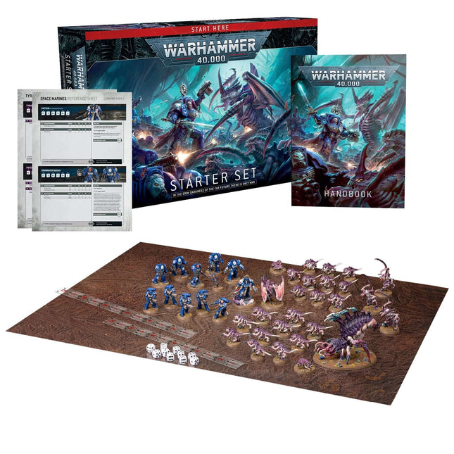 Dit is een foto van het spel Warhammer 40000Starter Set (Eng) - Warhammer 40,000 te koop bij Speldorado Spellenwinkel Delft