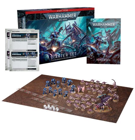 Dit is een afbeelding van het miniatuur Warhammer 40000Starter Set (Eng) - Warhammer 40,000 voor het spel Warhammer, te koop bij Tabletop Miniature Wargames spellenwinkel Speldorado in delft