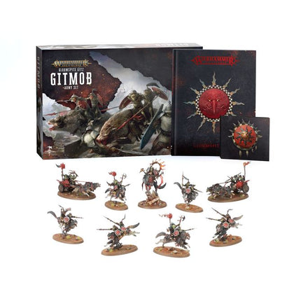 Dit is een foto van het spel gloomspite gitz: gitmob army set (eng) te koop bij Speldorado Spellenwinkel Delft