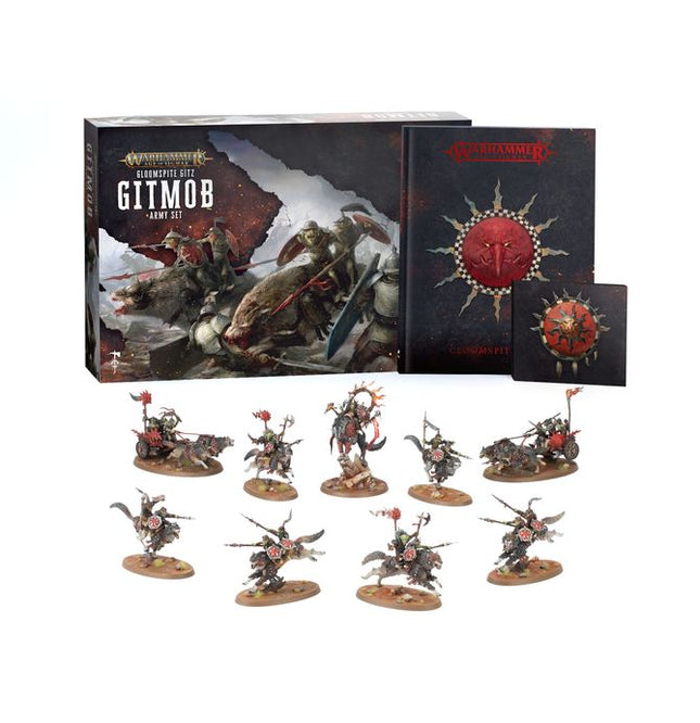 Dit is een foto van het spel gloomspite gitz: gitmob army set (eng) te koop bij Speldorado Spellenwinkel Delft