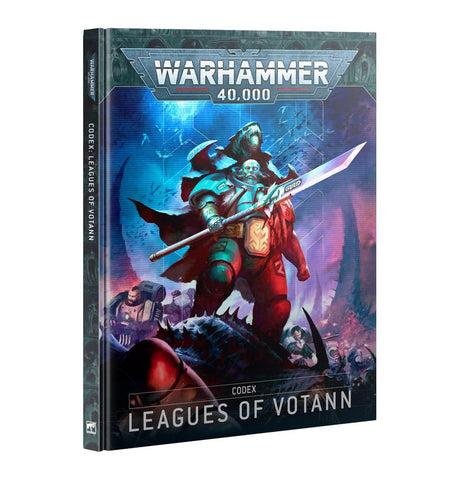Dit is een afbeelding van het miniatuur codex: leagues of votann (english) voor het spel Warhammer, te koop bij Tabletop Miniature Wargames spellenwinkel Speldorado in delft