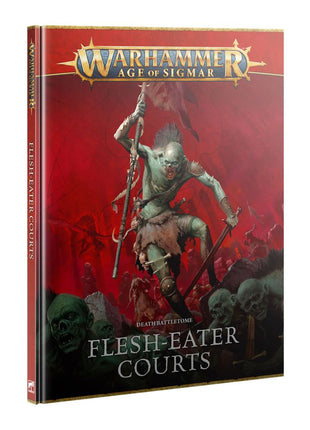 Dit is een afbeelding van het miniatuur battletome: flesh-eater courts (eng) voor het spel Warhammer, te koop bij Tabletop Miniature Wargames spellenwinkel Speldorado in delft