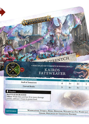 Warscroll Cards: Disciples Tzeentch Eng