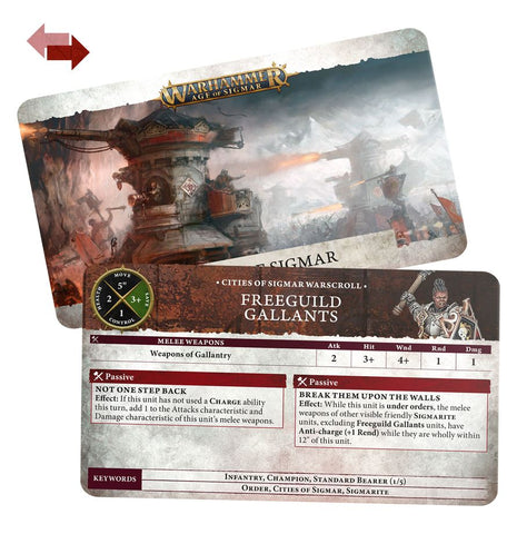 warscroll cards: cities of sigmar (eng)