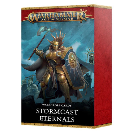 Dit is een foto van het spel Warscroll Cards eng - Stormcast Eternals te koop bij Speldorado Spellenwinkel Delft