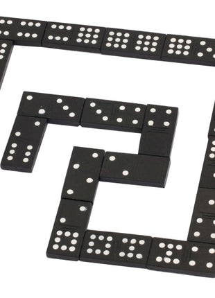 Dit is een foto van het spel Domino In Houten Doos, 55 Stenen - Natural games te koop bij Speldorado Spellenwinkel Delft