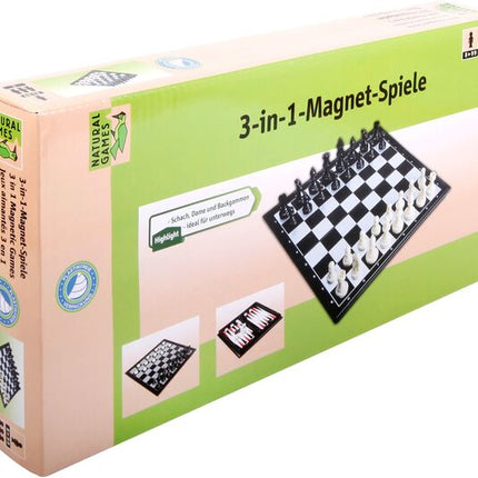 3 In 1 Magnetisch schaak Spel