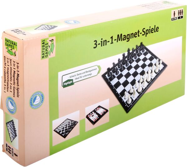 3 In 1 Magnetisch schaak Spel