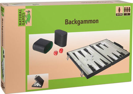 Backgammon Synthetisch Leer 47X37Cm