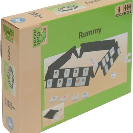 Dit is een foto van het spel Rummy 106 Stenen - Natural Games te koop bij Speldorado Spellenwinkel Delft