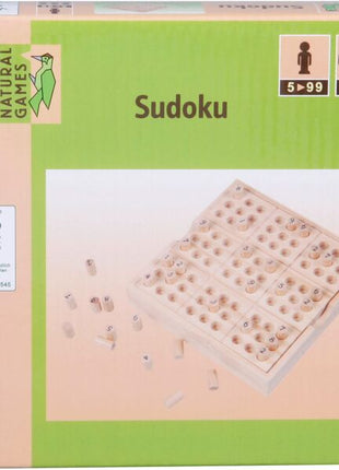 Dit is een foto van het spel Sudoku hout te koop bij Speldorado Spellenwinkel Delft