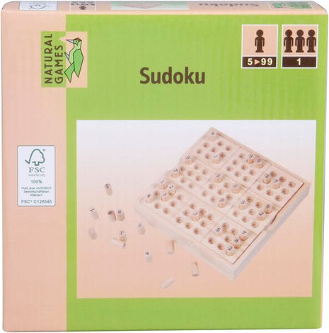 Dit is een foto van het spel Sudoku hout te koop bij Speldorado Spellenwinkel Delft