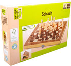 Schaak  Schaakcassette Donker - Natural Games - Hout - uitvoering