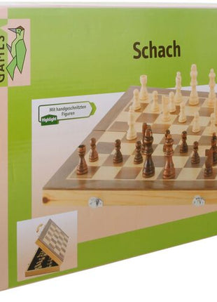 Schaak  Schaakcassette 40X20X6Cm - Hout - uitvoering