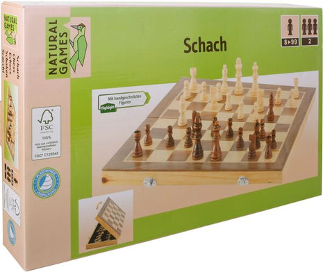 Schaak  Schaakcassette 40X20X6Cm - Hout - uitvoering