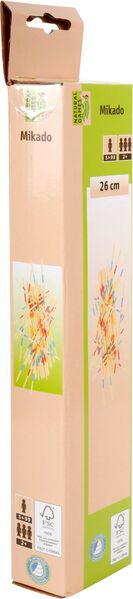 Dit is een foto van het spel Mikado Bamboe 26 Cm - Natural Games te koop bij Speldorado Spellenwinkel Delft