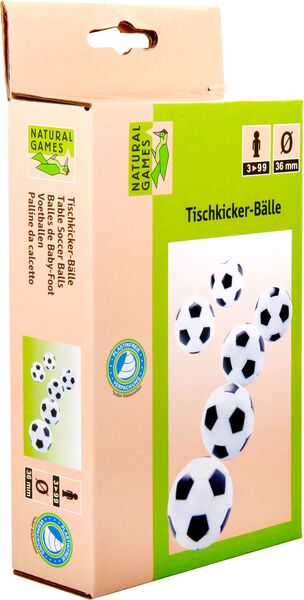 Dit is een foto van het spel Voetbalspel Reseve Ballen - Natural Games te koop bij Speldorado Spellenwinkel Delft