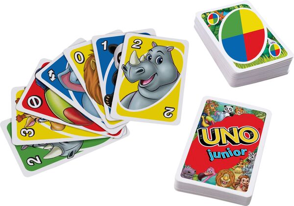 Dit is een foto van het spel uno junior te koop bij Speldorado Spellenwinkel Delft