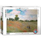 The Poppy Field - Claude Monet (1000)
