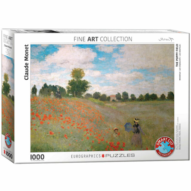 The Poppy Field - Claude Monet (1000)
