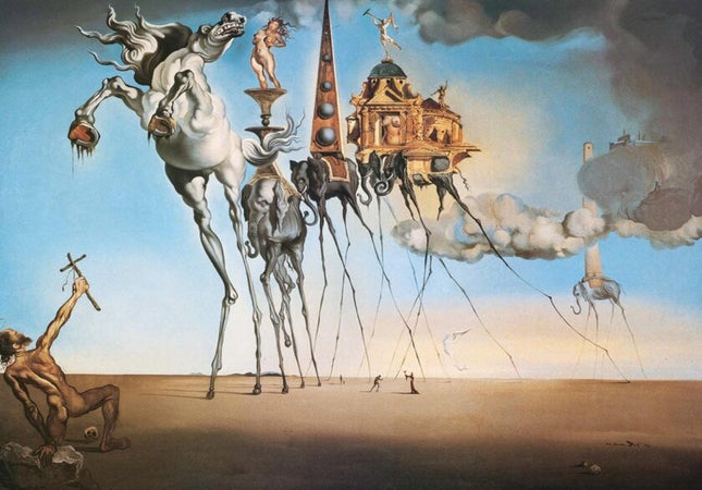The Temptation of St. Anthony - Salvador DalÃ­ (1000)