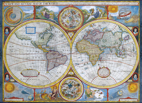 Antique World Map (1000)