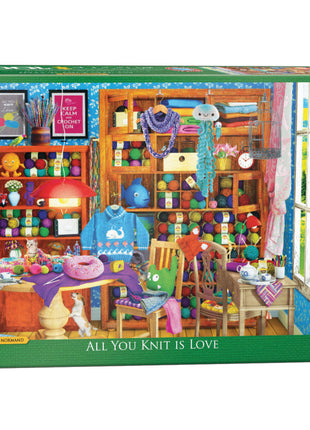 Eurographics puzzel "The Music - Gustav Klimt (1000)" - 1000 stukjes