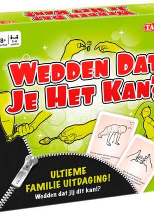 Wedden dat je het kan? – gezellig kaartspel – 2 tot 4 spelers